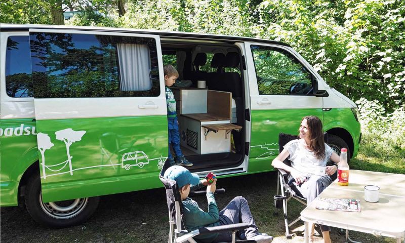 VW T6 Bus in Holland