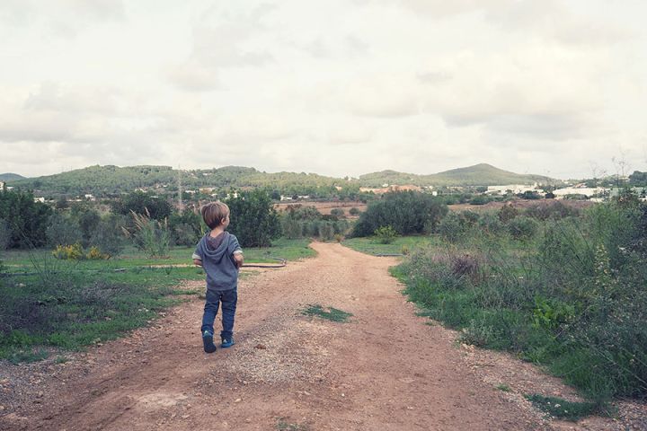 Rote Erde auf Ibiza