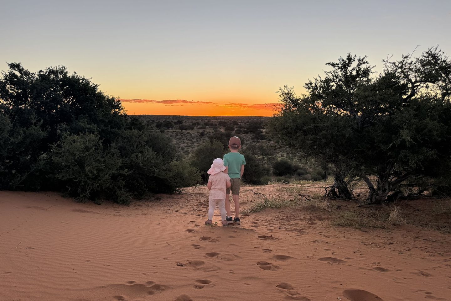 Namibia Afrika mit Kindern