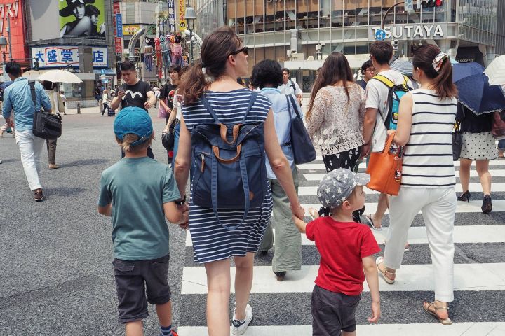 Familienurlaub Roadtrip durch Japan im Camper Van mit Kindern