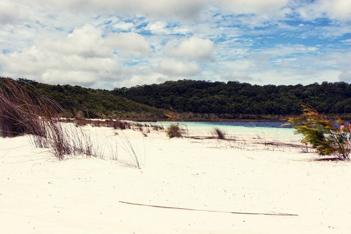 Fraser Island Australien Lake Birrabeen