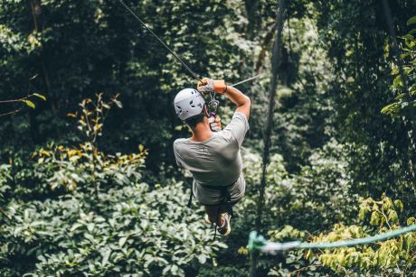 Costa Rica mit Kindern - Zipline Abenteuer