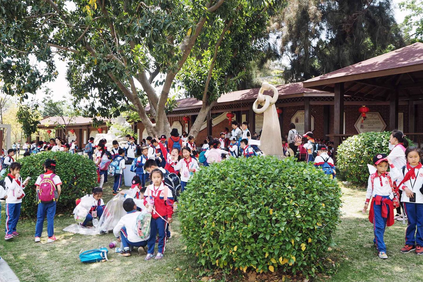China mit Kindern