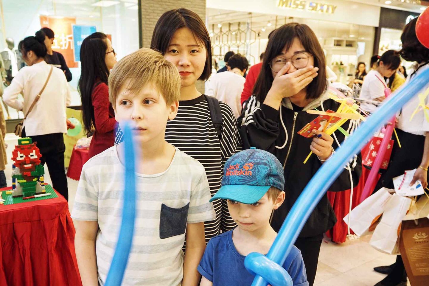 China mit Kindern