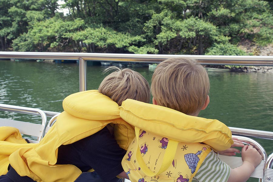 Bootstour auf dem Obersauer-Stausee Luxemburg