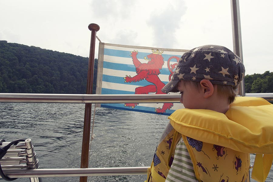 Bootstour auf dem Obersauer-Stausee Luxemburg