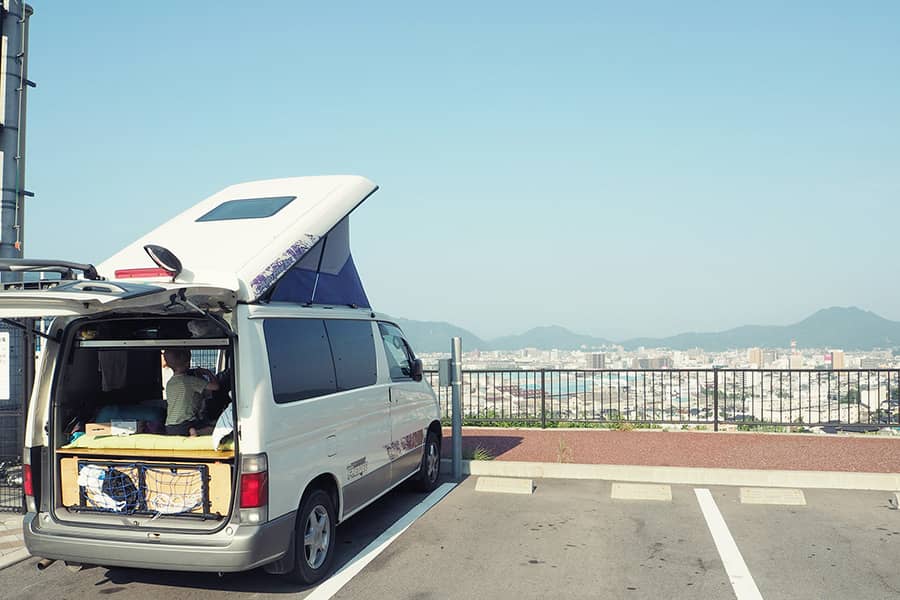 Michi-no-Eki Mihara Japan Roadtrip Campervan