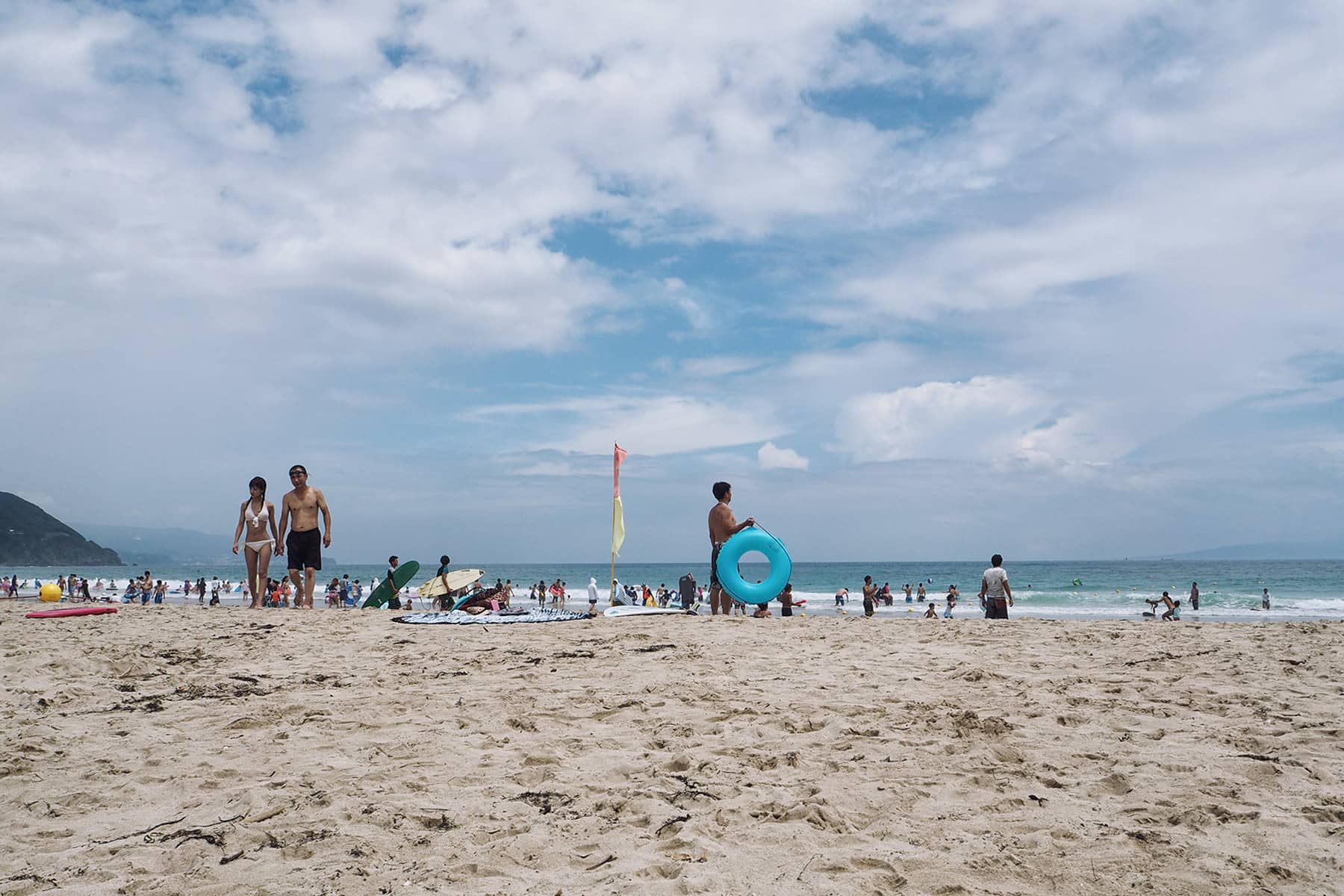 Japan mit Kindern am Strand