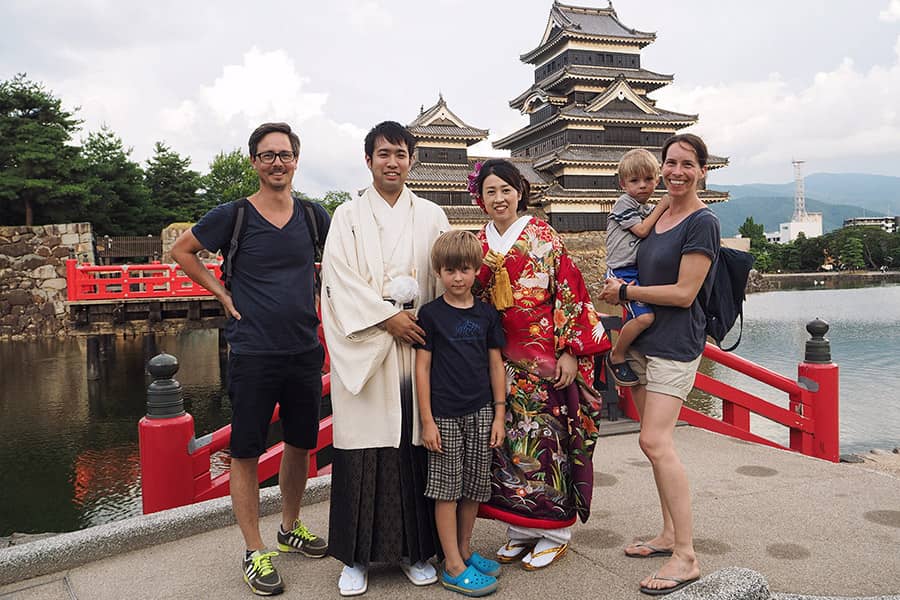 Japan mit Kindern in Matsumoto