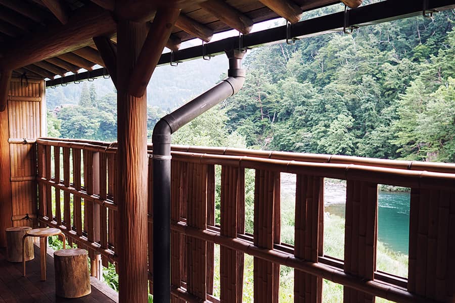 Japan mit Kindern im Onsen