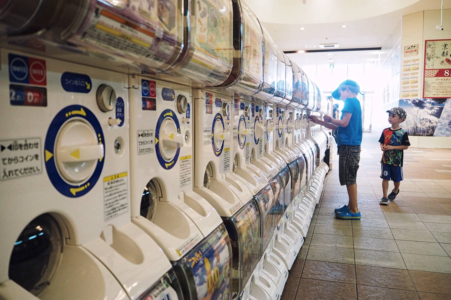 Japan mit Kindern Automaten
