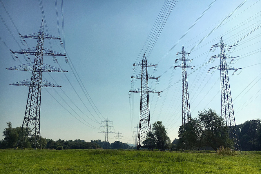 Blick auf Siegburg und die Abtei Sankt Michael