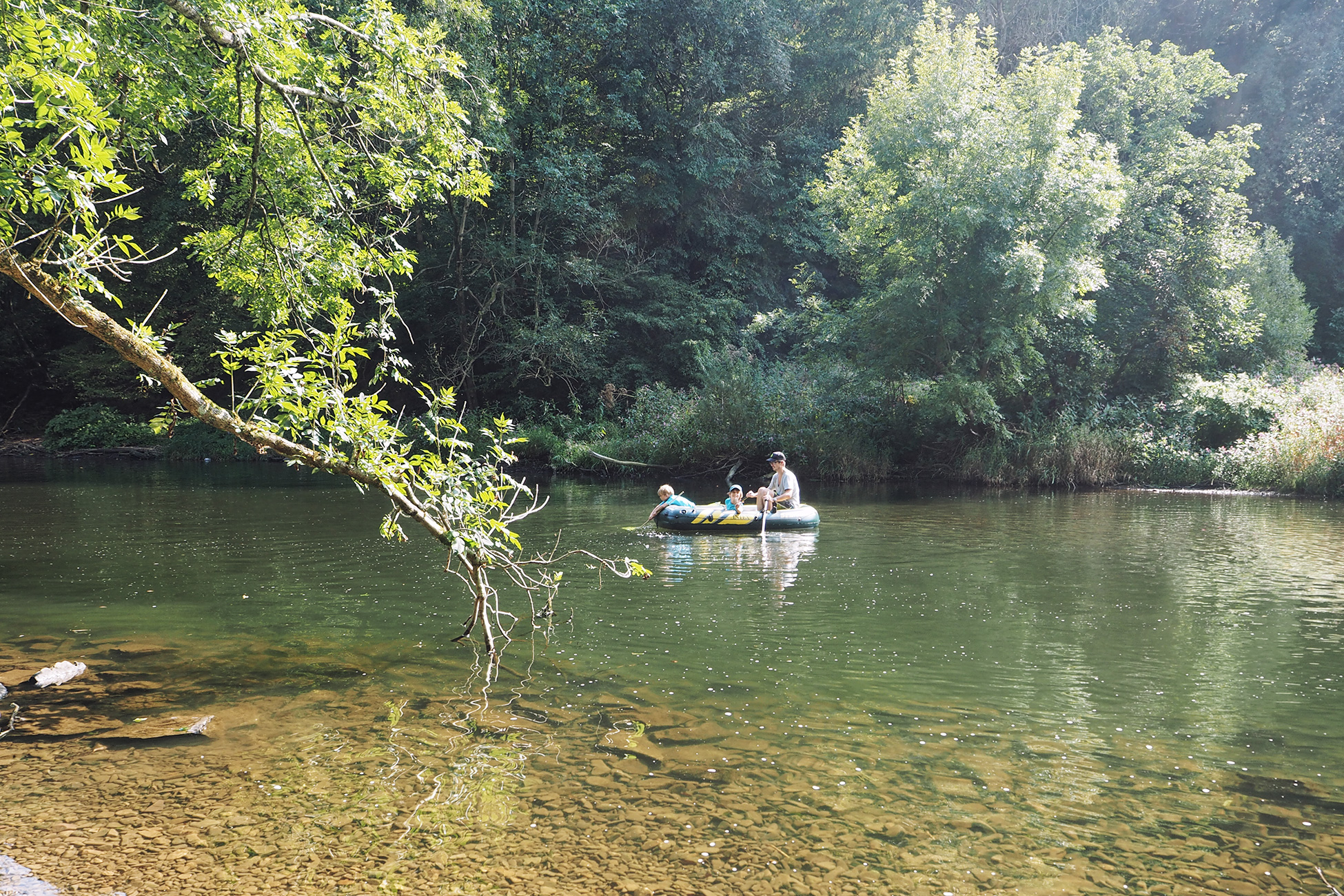 Baden an der Agger in der Nähe von Köln