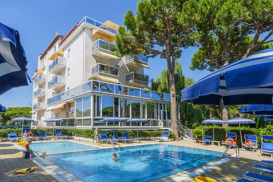 Hotel mit Pool in Jesolo
