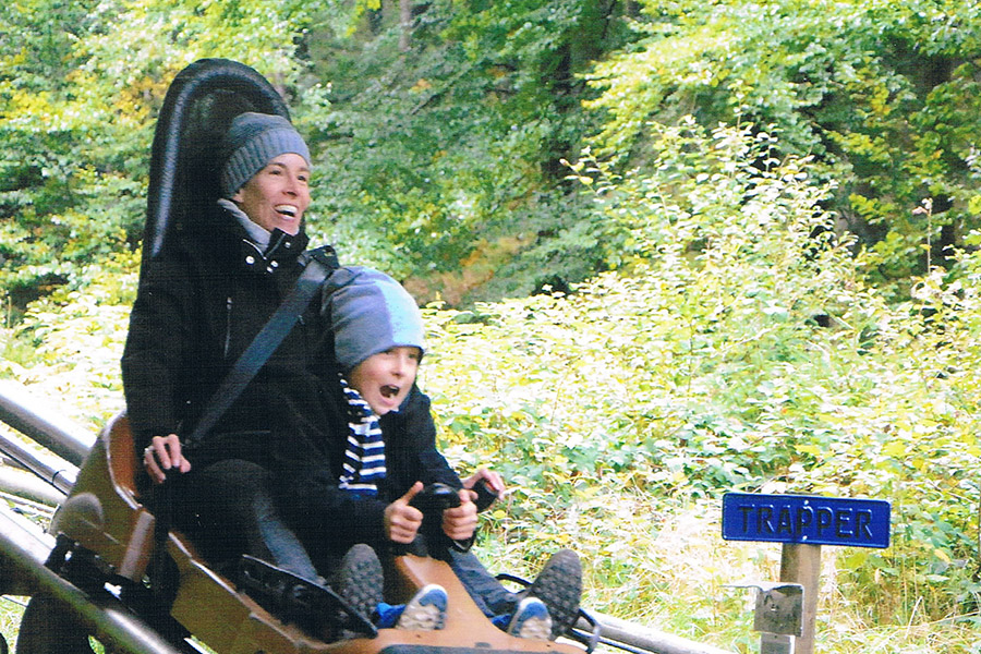 Rodeln im Fort Fun im Sauerland