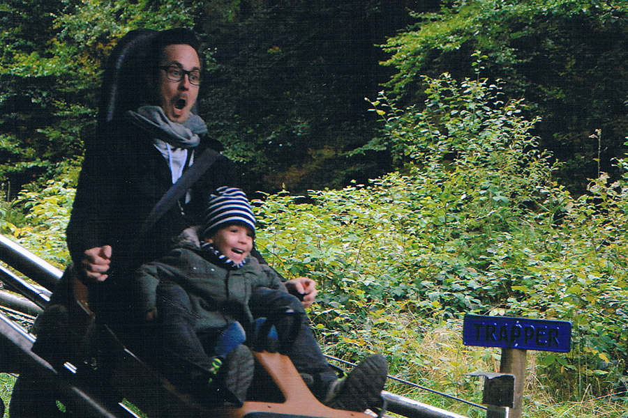 Rodeln im Fort Fun im Sauerland