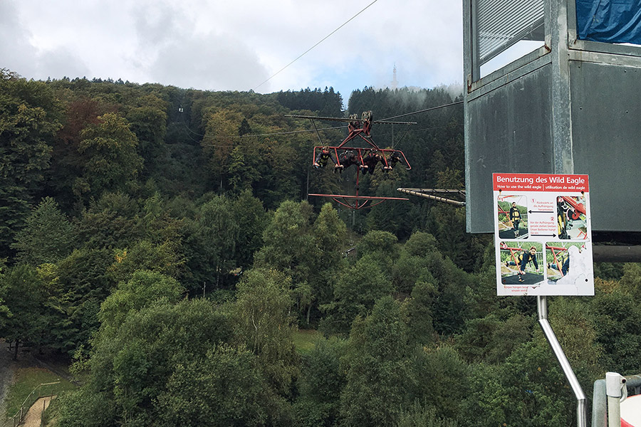 Wild Eagle im Fort Fun Abenteuerland