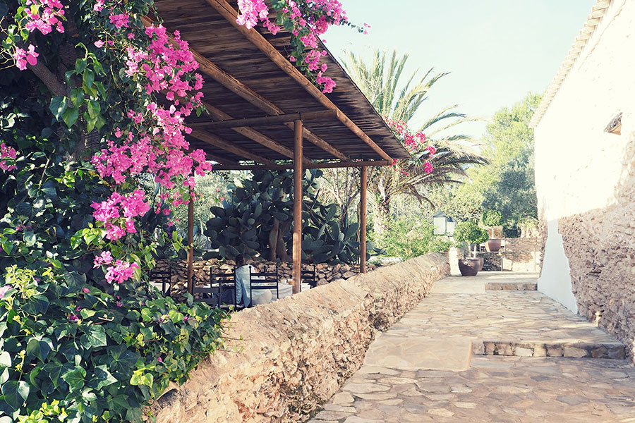 Frühstücksterrasse Can Guillem Ibiza