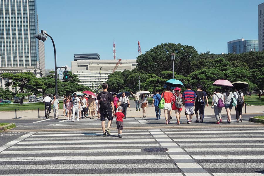 Am Kaiserpalast Tokio
