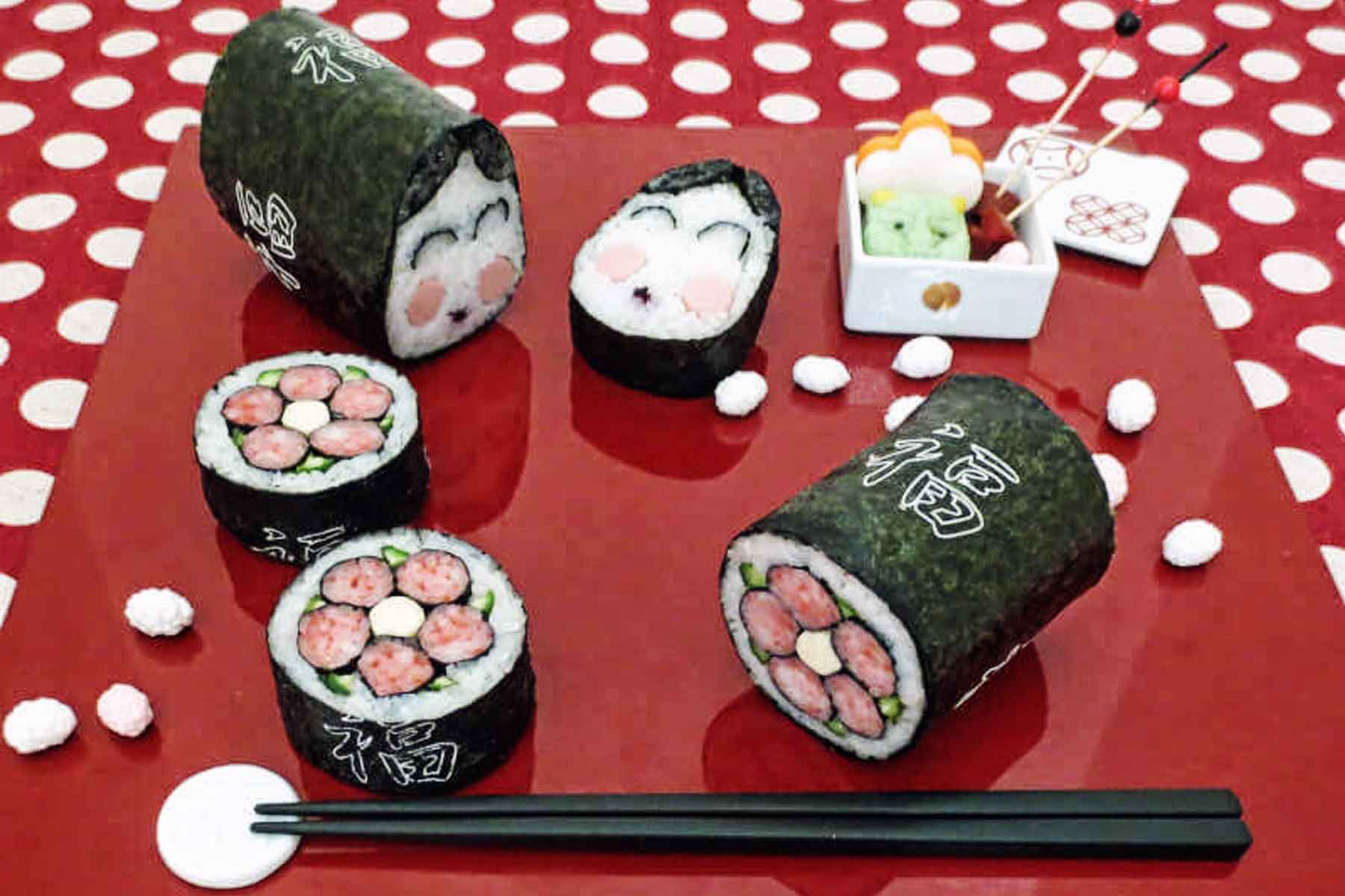 Kreative Maki-Röllchen