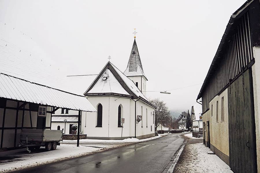 Winterberg mit Kindern