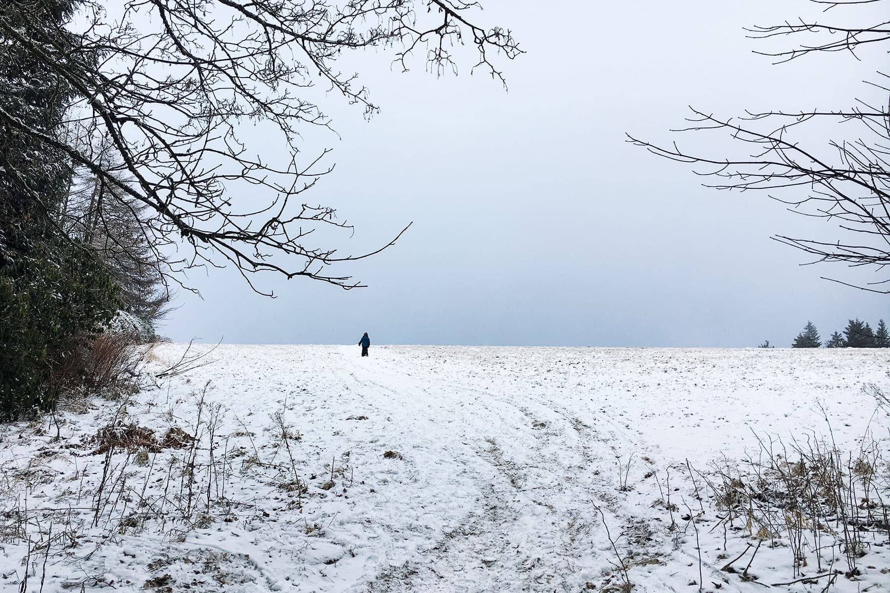 Winterberg mit Kindern