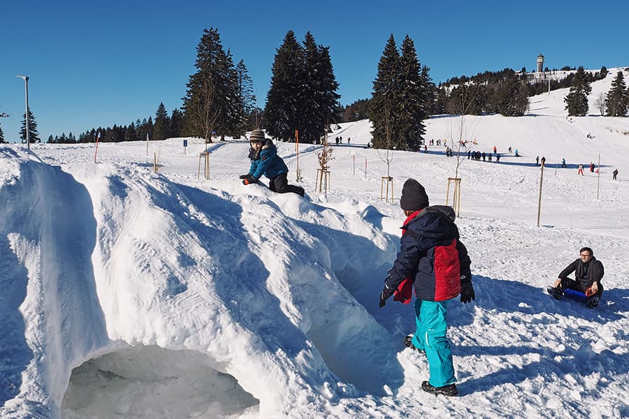 Feldberg mit Kindern