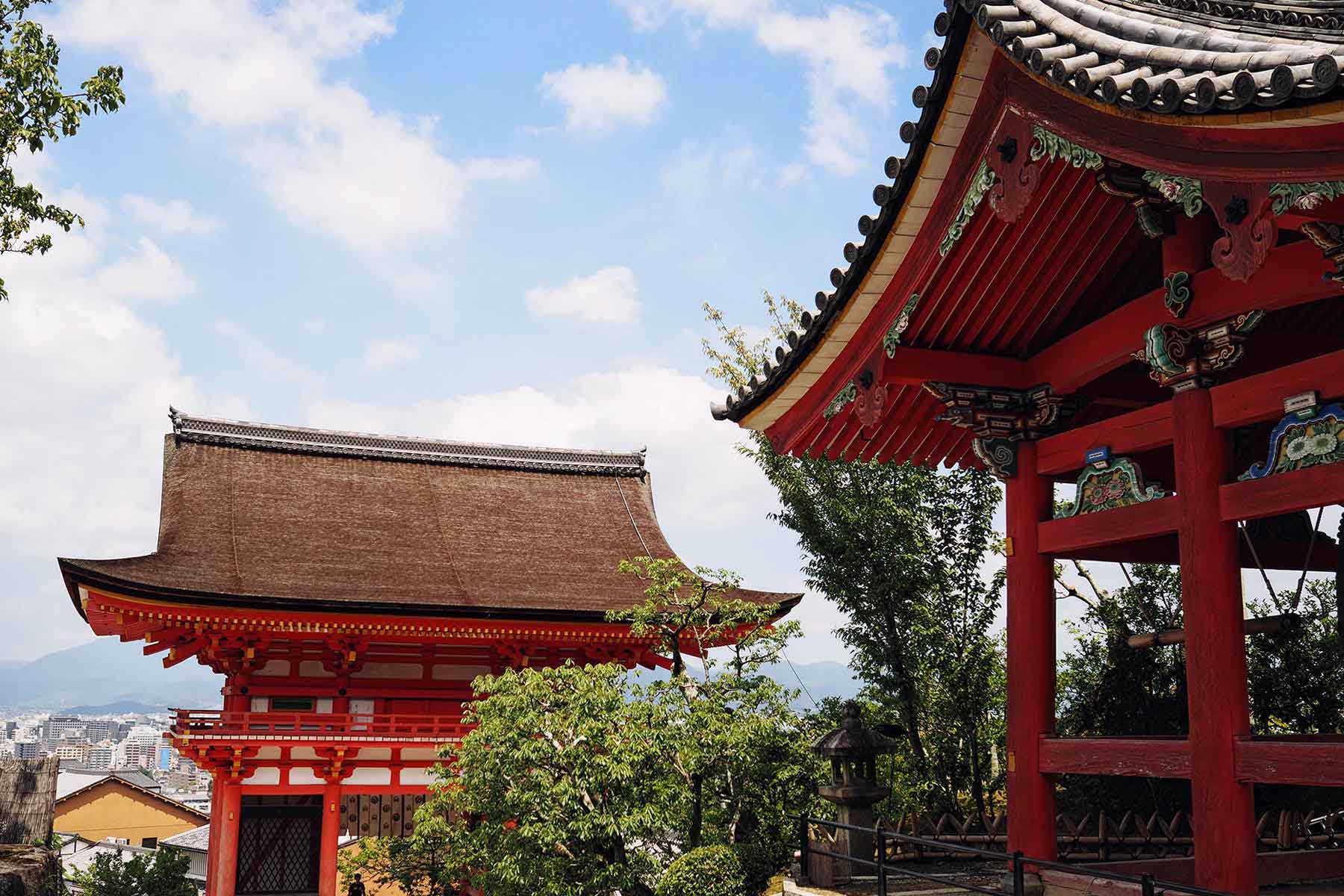 Blick vom Kiyomizu-dera auf Kyoto