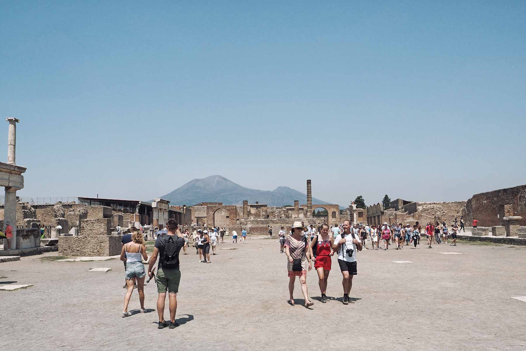 Forum von Pompeji Italien