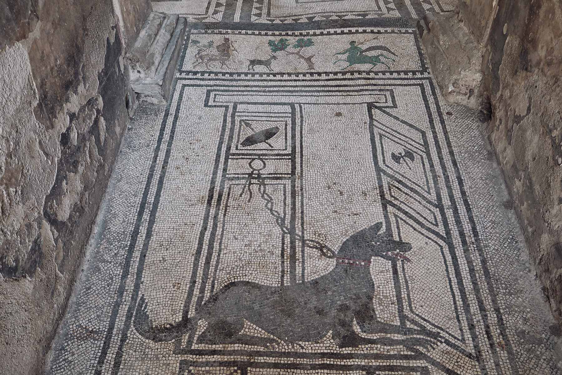 Mosaik in Pompeji