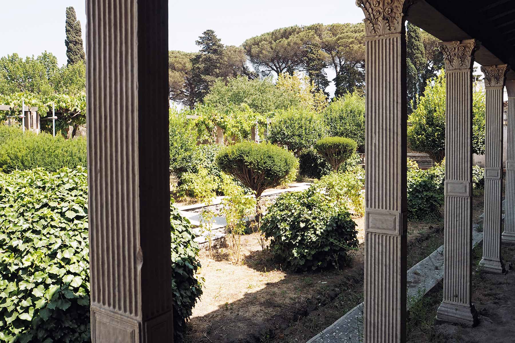 Garten in Pompeji