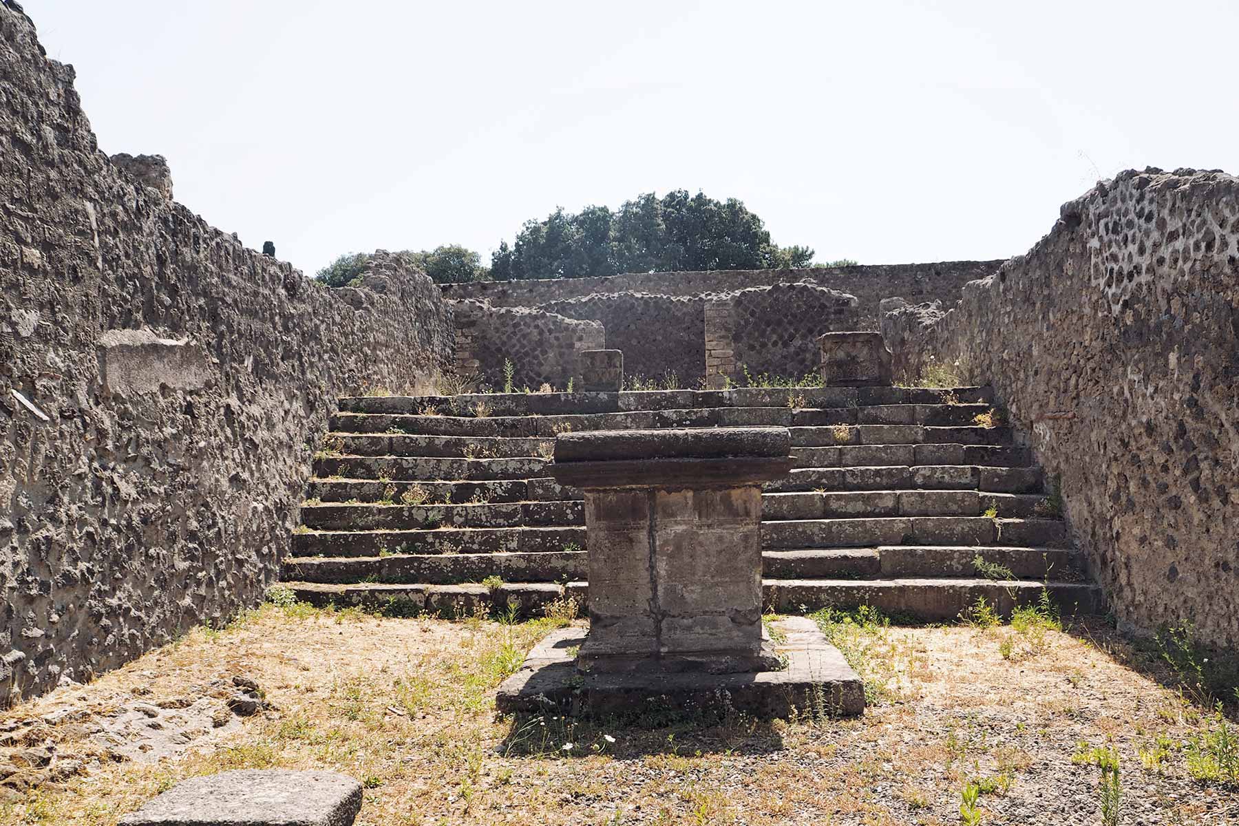 Tempel der Isis Pompeji