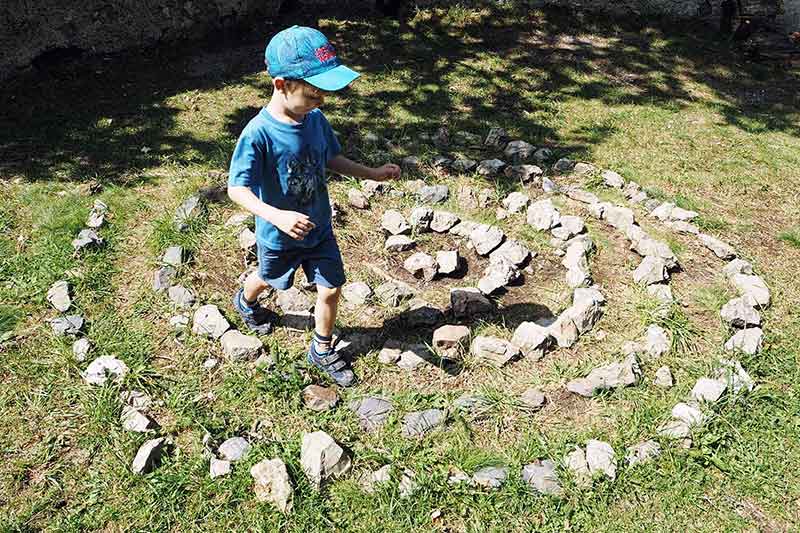 Mittelkärtnen mit Kindern