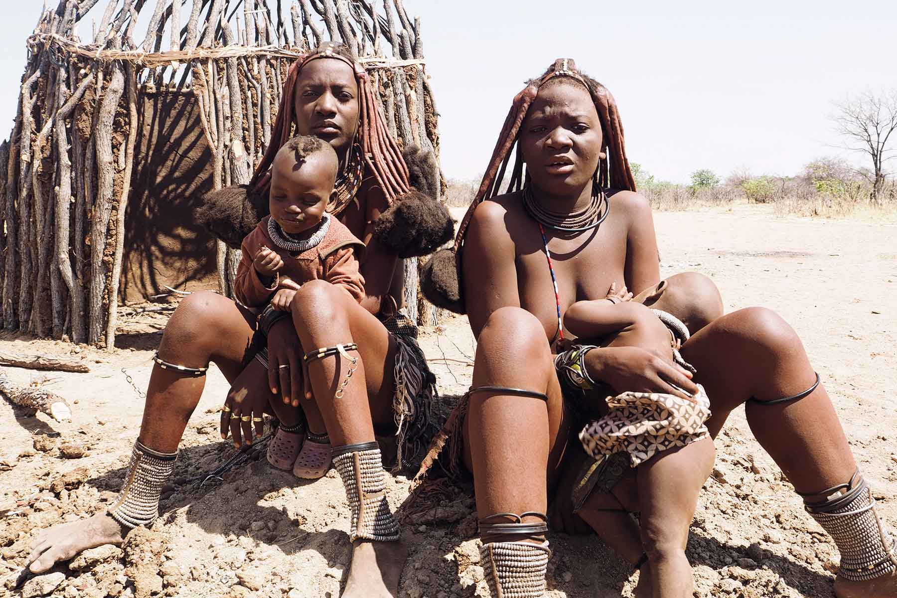 Himba Dorf Namibia