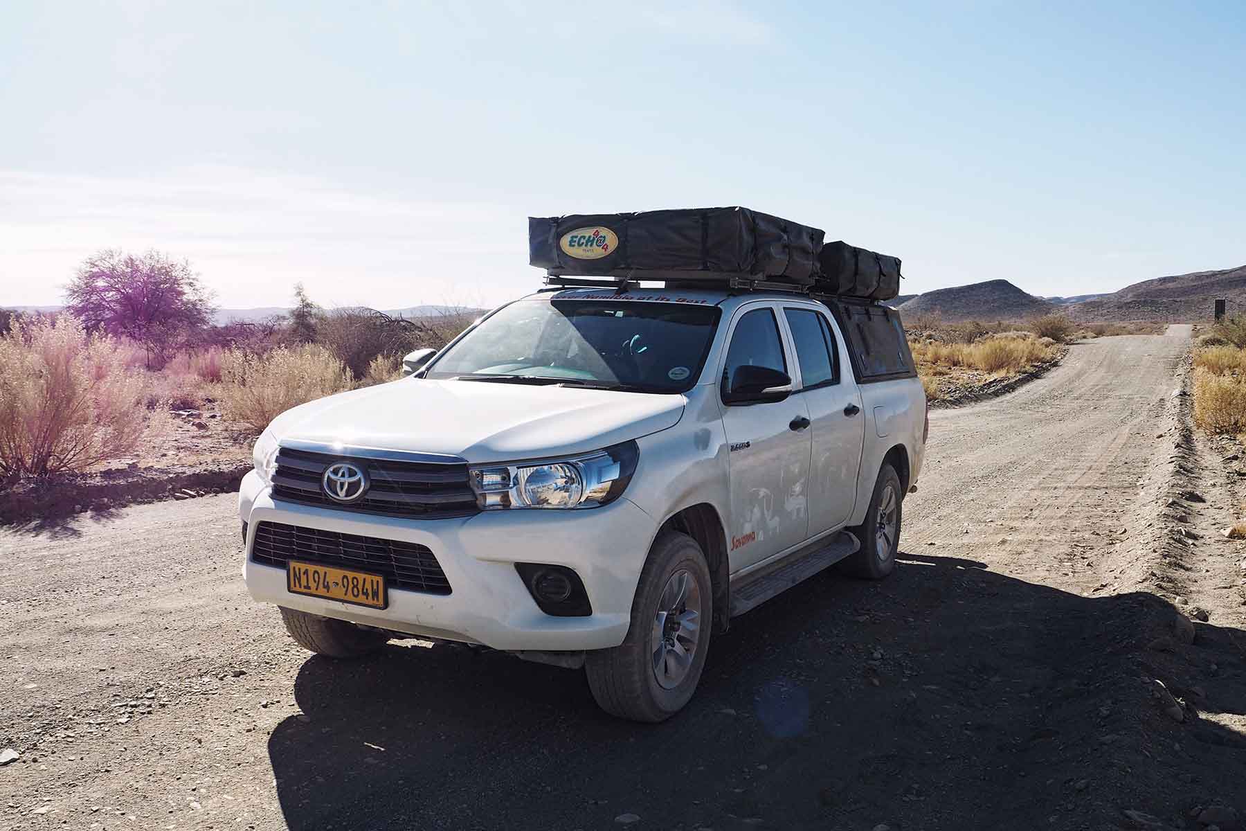 Toyota Hilux in Namibia