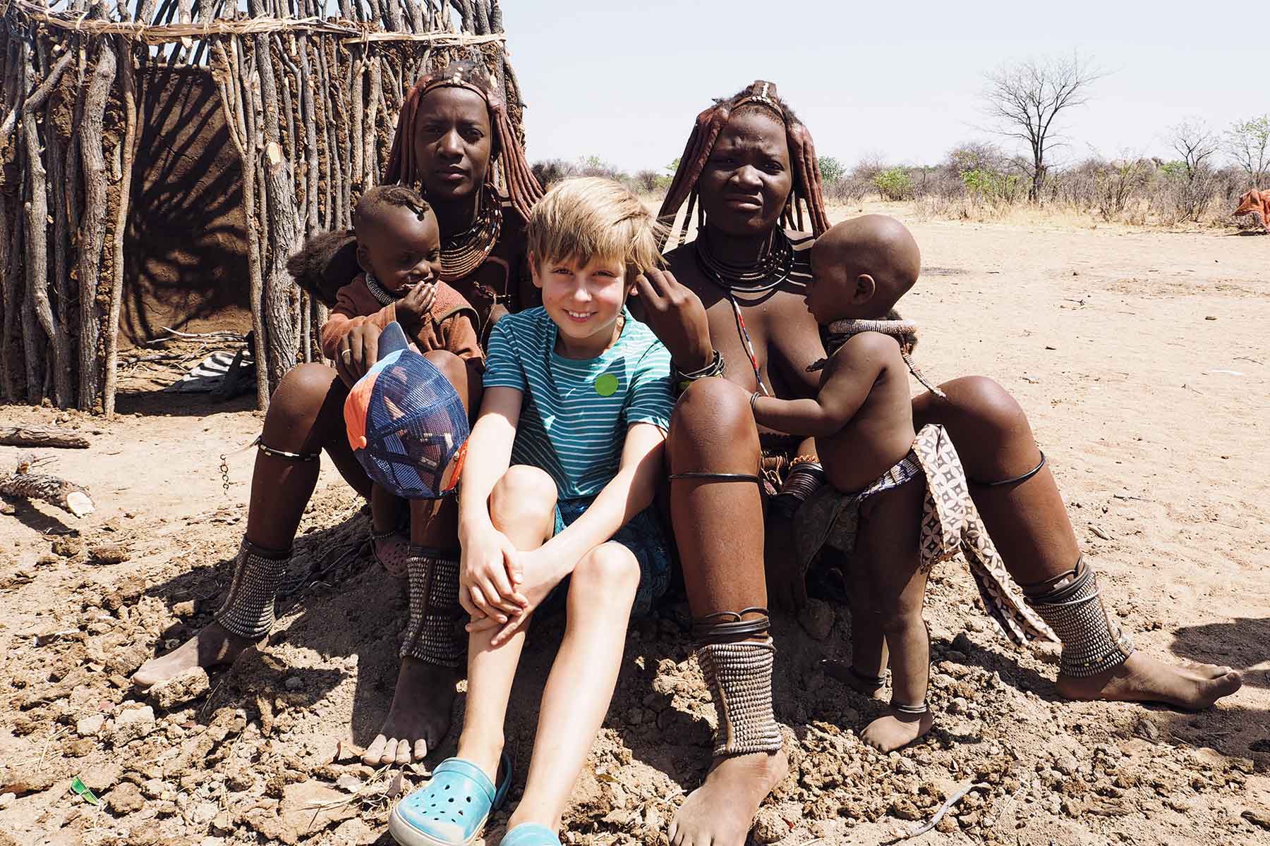 Himba Dorf in Namibia