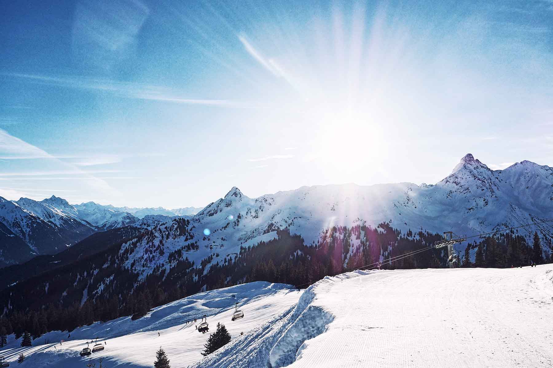 Bergstation Grüneck auf dem Golm im Montafon