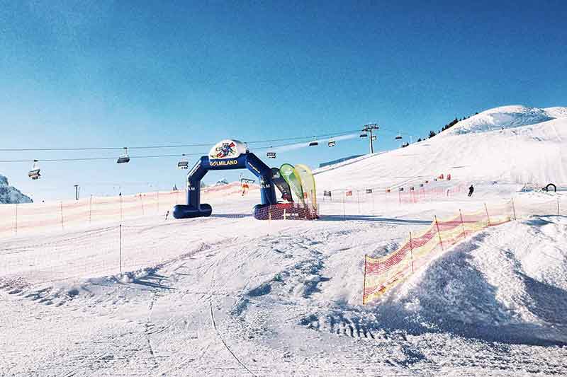 Abschlussrennen der Skischule