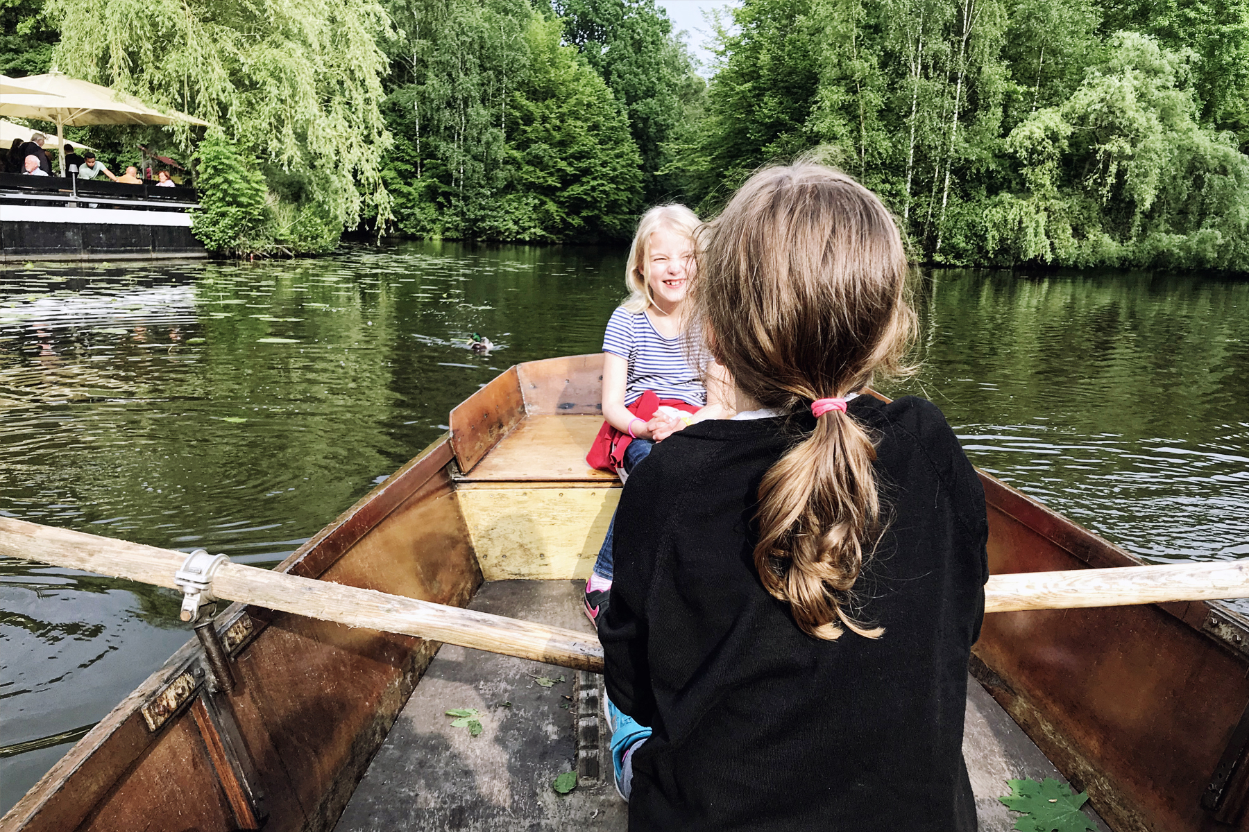 Rudern im Bremer Bürgerpark