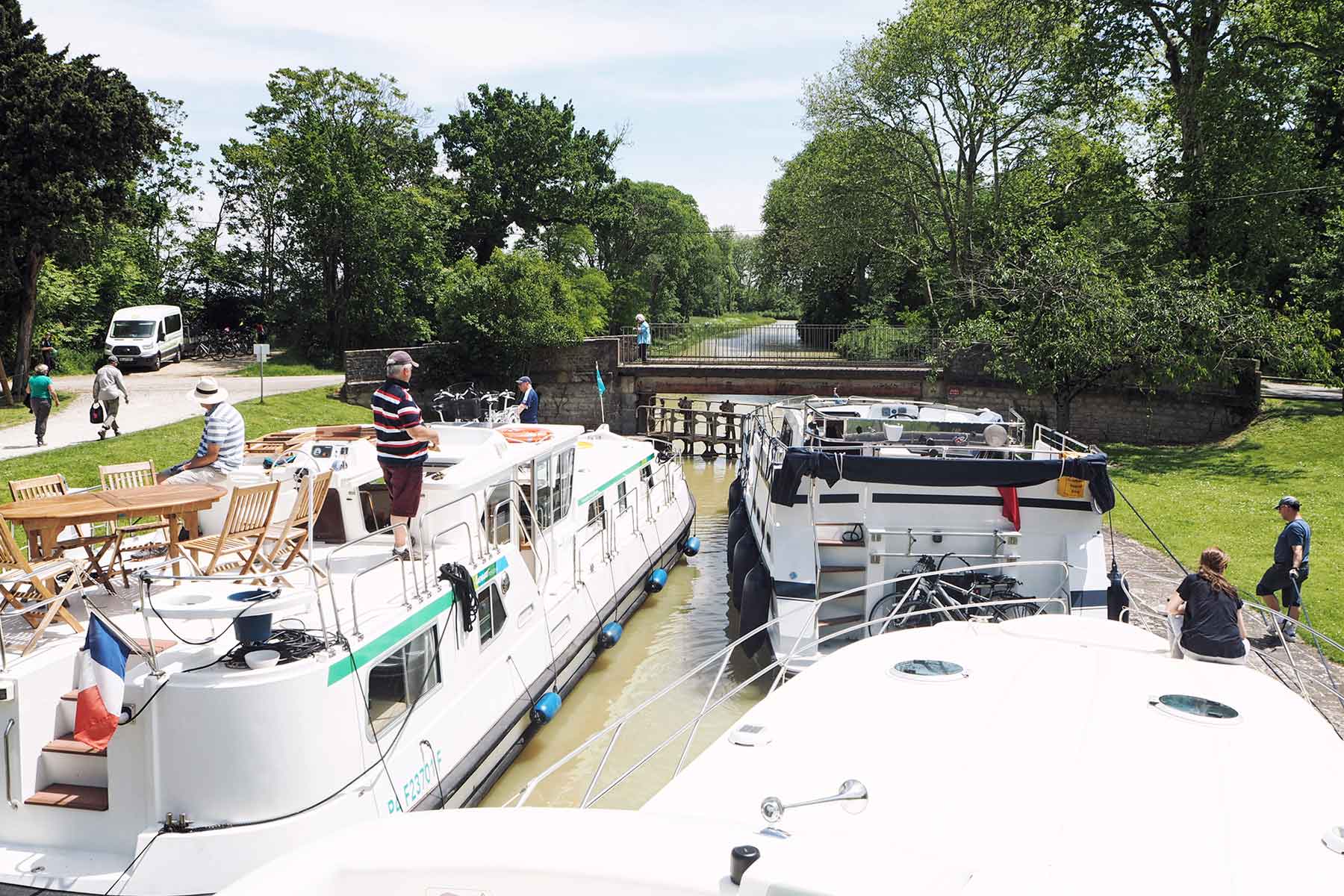 Schleuse am Canal du Midi