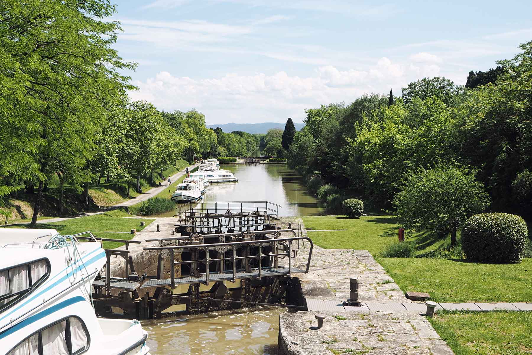 Schleuse am Canal du Midi