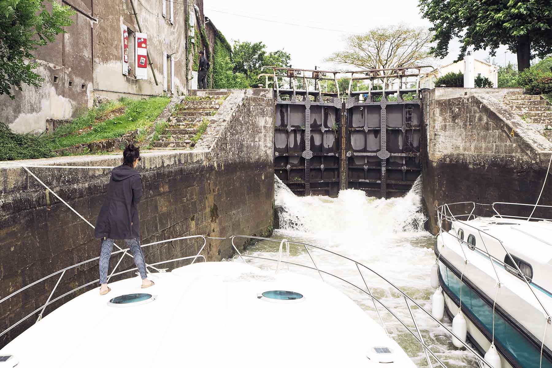 Schleuse am Canal du Midi