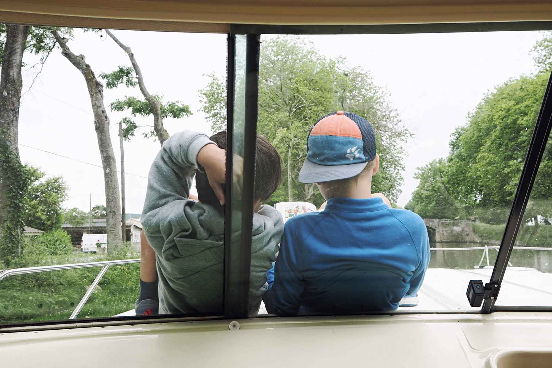 Hausboot auf dem Canal du Midi