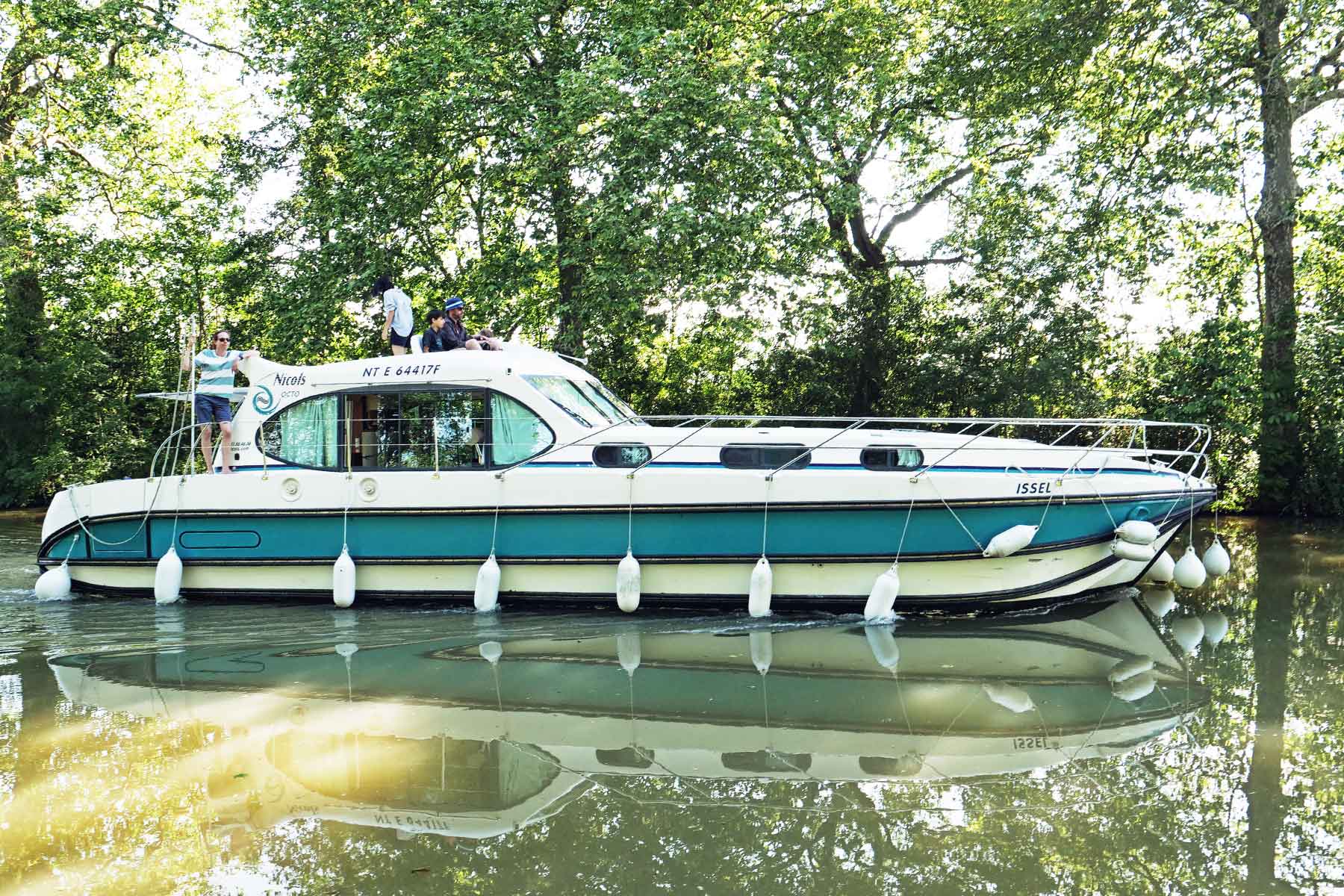 Hausboot in Frankreich