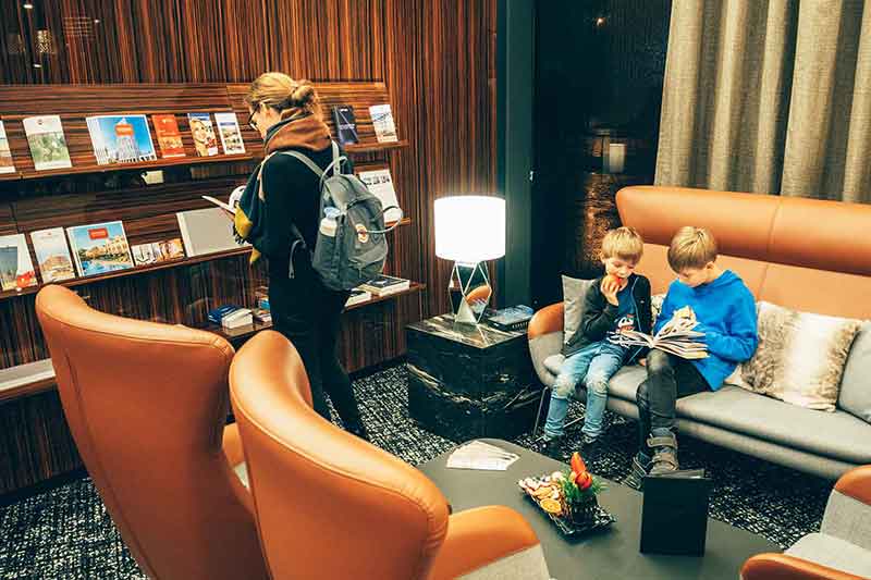 Nordport Plaza mit Kindern