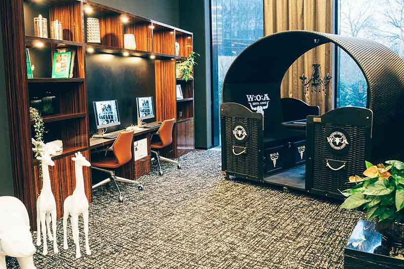 Nordport Plaza mit Kindern