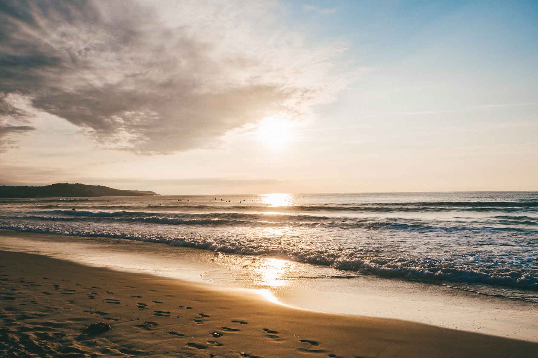 Strand in Kantabrien Spanien