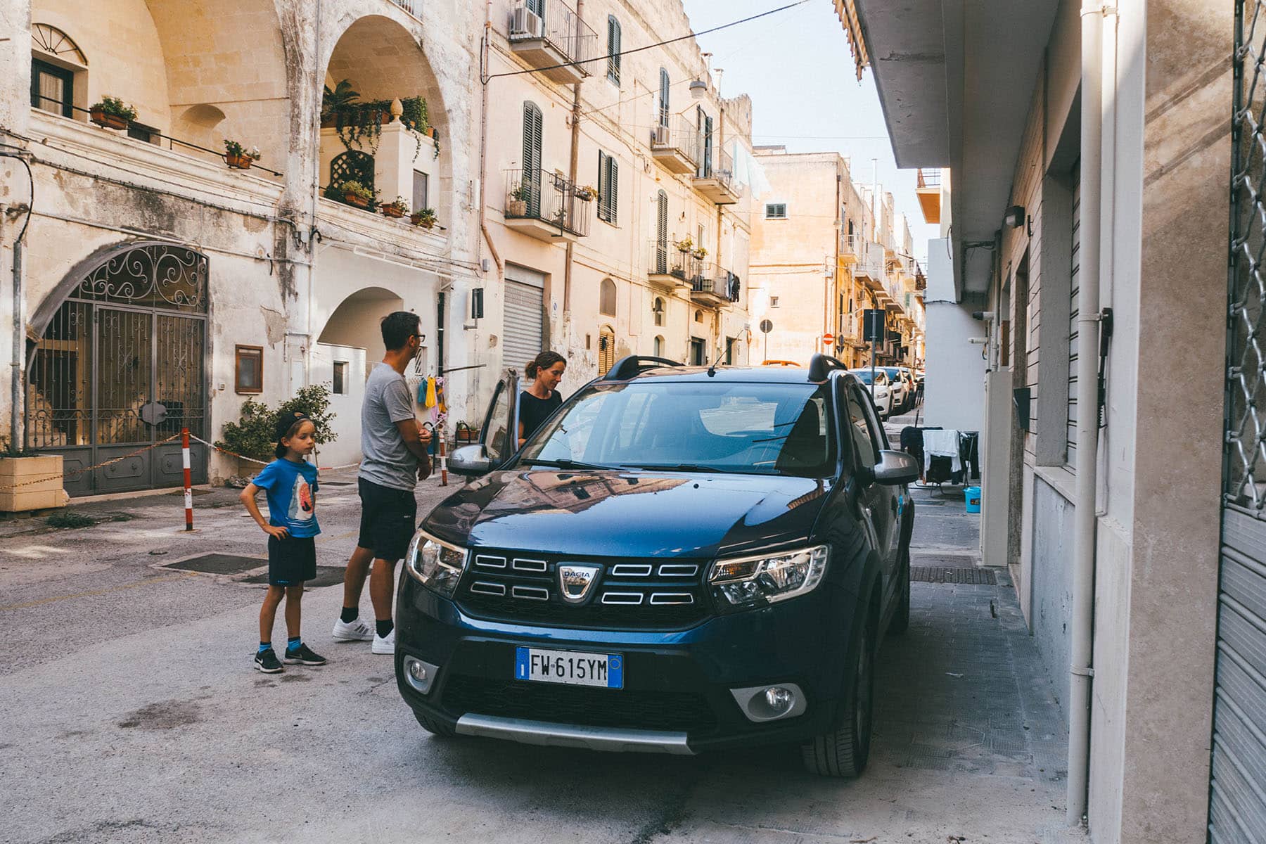Auto fahren mit Kindern