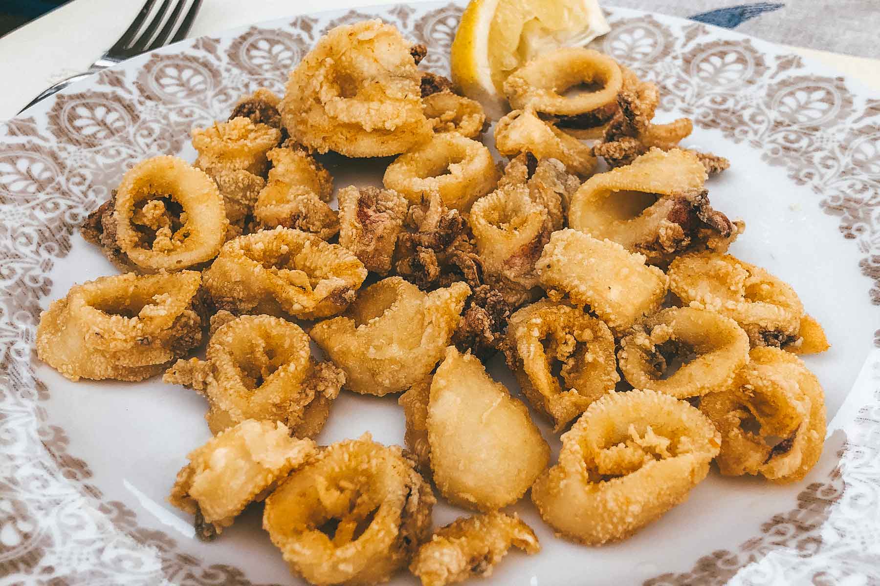 Kroatien Calamares Tintenfisch