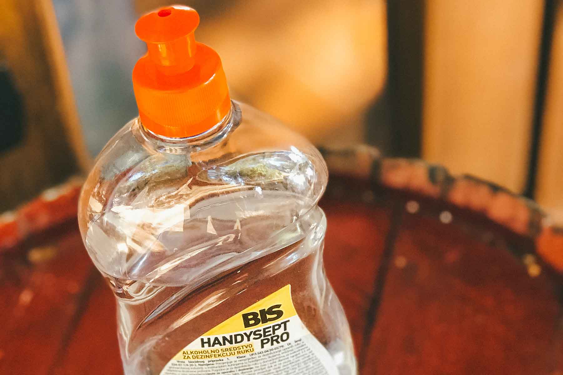 Desinfektionsmittel Kroatien Corona